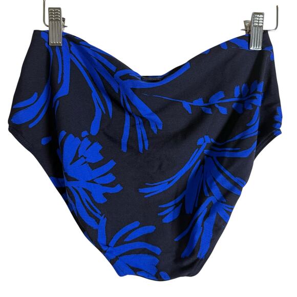 Sea Level Tradewind Night Sky High Waist Floral Print Bikini Swimsuit Bottoms 8 - Picture 10 of 13